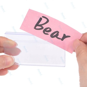 Shop <b>Clear</b> Acrylic Plastic Price Tags <b>Shelf</b> Talker Label Advertising Price Sign Holder Display Label Holder - Product Image 2