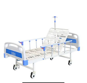 سرير المريض اليدوي 2 وظيفة بالجملة Abs رعاية طبية للمريض استخدام سرير المستشفى الطبي - Product Image 4