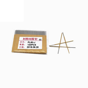 Sonde <span class=keywords><strong>de</strong></span> test Huaronghua série PL50, <span class=keywords><strong>aiguille</strong></span> <span class=keywords><strong>de</strong></span> test 0,68 mm, manchon supérieur pour <span class=keywords><strong>aiguille</strong></span>, accessoires <span class=keywords><strong>de</strong></span> connecteurs A/B/J/H/F/Q1/Q2, montage sur circuit imprimé - Product Image 1