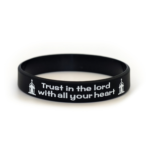 Biblia religiosa Citas inspiradoras Pulsera Diseño personalizado logo Festival Regalos Pulsera de silicona personalizada - Product Image 6
