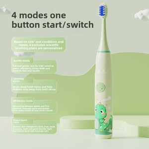 Brosse à dents électrique rechargeable, brosse à dents électrique intelligente pour enfants, dessin animé - Product Image 4