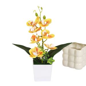 Искусственные цветы ручной работы в скандинавском стиле с 7 горшками, экологически чистые маленькие домашние фотографии в горшках - Product Image 5