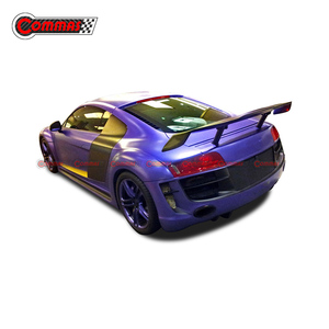 ชุดแต่งรอบคันสไตล์ PPI สำหรับ Audi R8 ปี 2008-2015 ทำจากคาร์บอนไฟเบอร์ครึ่งชิ้น ประกอบด้วยกันชนหน้า-หลัง สเกิร์ตข้าง ครอบล้อ และสปอยเลอร์หลัง - Product Image 4