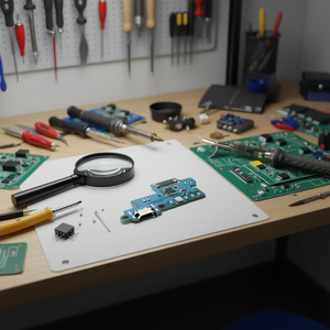 Carte de connecteur de charge Galaxy A60 A606F – Pièce de rechange pour carte mère - Product Image 2