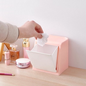 Punch-free Garbage <b>Storage</b> <b>Box</b> Durable Mini Desktop Trash Cabinet Wall-mounted Garbage <b>Box</b> Plastic <b>Kitchen</b> Garbage Container - Product Image 5
