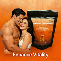 Teh Kesehatan Premium Ginseng Sepuluh Harta Karun Rasa Herbal untuk Kesuburan Pria 10 Sachet Per Kemasan (Grosir OEM)