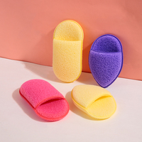 Éponge faciale démaquillante PVA réutilisable colorée Esponja Cellulose gommage corporel pour le nettoyage et l'exfoliation