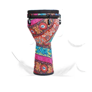 Spot wholesale colorful Tunable PVC Beginners 10 "12" Learn African drum djembe Percussion instrument