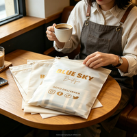 Sacs en plastique transparents à fermeture éclair coulissante personnalisés à bas prix avec votre propre logo pour vêtements