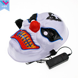 Masque LED d'Halloween TW-096, Baiser du Diable, Joker, Lumière Luminescente, Matériel PVC pour Comic Con et Boîte <span class=keywords><strong>de</strong></span> <span class=keywords><strong>Nuit</strong></span> - Product Image 6