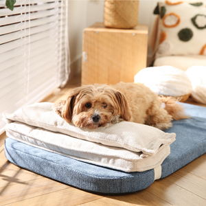 Летняя лежанка для собак и кошек с подушкой, съемная, моющаяся, противоскользящая, экологичная - Product Image 2