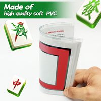 Porte-cartes de Mahjong 2027, 4 pièces, pochettes en plastique transparent imperméables, accessoires de Mahjong