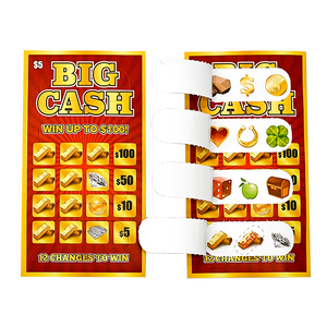 Tarjeta de Lotería con Lámina Rasca y Gana, Empaquetada con Códigos o Números Únicos, Producto Impreso para Grandes Premios en Efectivo - Product Image 2