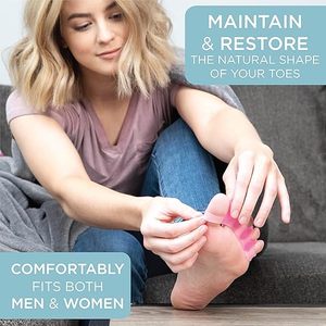 Toe separators sửa chữa bunions và khôi phục lại ngón chân để hình dạng ban đầu của họ - Product Image 3