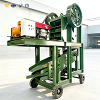 Professionelle Mobile Backenbrecher-Anlage mit Vibrationssieb Dieselbetriebene Gesteinsbrecher-Maschine