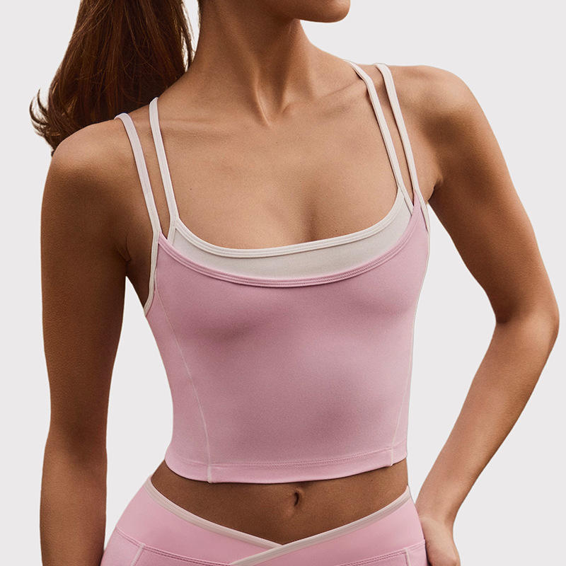 เสื้อกล้ามสีชมพู