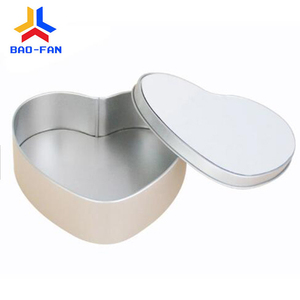 Hộp Thiếc Đựng Kẹo Kim Loại 2D In Chuyển Nhiệt Trống Chất Lượng Cao Hình Trái Tim - Product Image 5