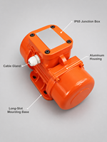 Vibrateur à béton externe électrique ZF-T4/80, 3 phases, 0,094 kW, 1750 tr/min, 80 kgf, IP65, CE, avec force réglable