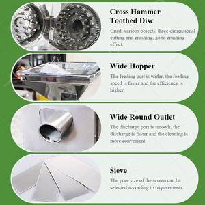 Industrial <b>Food</b> Grade Mini Small Shrimp Shell Pulverizer Grind Roots and Herbs Machine for Spice - Product Image 4