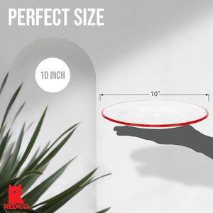 <span class=keywords><strong>2025</strong></span> Hot Bán Nhà Hiện Đại 24 Cm Vòng Men Tấm Dễ Dàng Làm Sạch Màu Đen Rim Trái Cây Tấm Bộ Đồ Ăn Cho Khách Sạn Đảng - Product Image 6