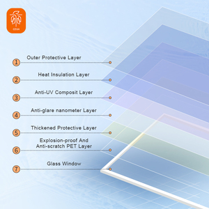 <span class=keywords><strong>Film</strong></span> adhésif solaire unidirectionnel effet miroir pour fenêtre, protection solaire et intimité, contrôle de la chaleur, autocollant réfléchissant pour verre de chambre à coucher - Product Image 6