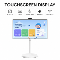 21,5 24 27 32 Zoll All-in-One Mobiler Smart Display Tragbarer Touchscreen-Monitor mit Drahtloser Übertragung für Messen