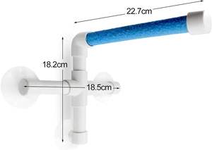 Échantillon gratuit perroquet pliant de fenêtre bain douche plate-forme debout support oiseau perchoir oiseau douche perchoir avec ventouse - Product Image 3