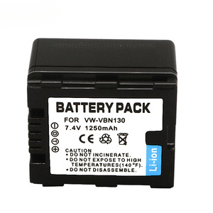 Batería de Decodificación Completa VW-VBN130 de 1400mAh para Videocámara Panasonic, Certificación CE RoHS, Venta al Por Mayor, Energía Segura - Product Image 2