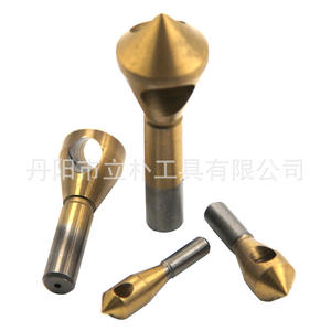 Super Life Tialn Beveling Tool 6.35mm Shank 55mm Length For Nonferrous Metals Straight Shank 2Flute <b>Countersink</b> <b>Drill</b> - Product Image 1