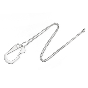 Collana <span class=keywords><strong>con</strong></span> <span class=keywords><strong>Ciondolo</strong></span> Geometrico Irregolare Personalizzato in Stile Hip Hop, Design a Chiave Inglese e Cavatappi, Gioielleria Artigianale - Product Image 6
