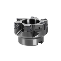 JINSHENGFANGSHUN Tête de fraiseuse à double face à 8 cannelures pour alimentation rapide SNMU13 Outil de perçage CNC