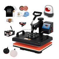 Combo plat 5 en 1 machine de transfert de chaleur par sublimation et mini machine