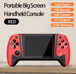 Console de jeu portable rétro Q21, écran HD 3,5 pouces, 500 jeux intégrés, sortie TV, console de jeu portable pour deux joueurs - Product Image 2