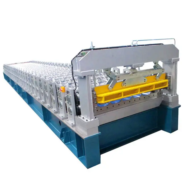 Full automatic metal steel roofing sheet roll forming machine China