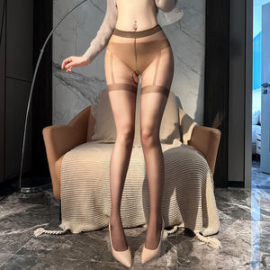 Collants érotiques multicolores, <span class=keywords><strong>bas</strong></span> résille sexy à entrejambe ouvert, faciles à enlever, transparents et séduisants - Product Image 3