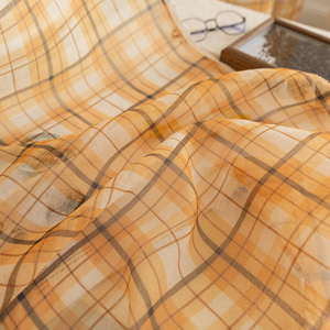Rideaux transparents à carreaux de Bohème avec glands 100% polyester, protection UV et filtrage de la lumière pour la maison/café/centre de villégiature - Product Image 4