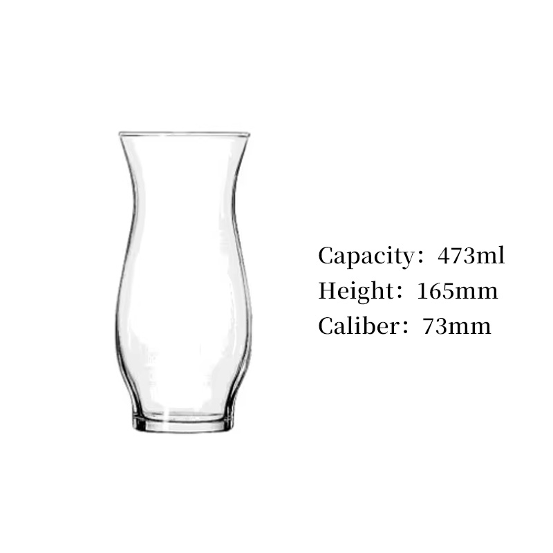 F850 Bouteille en verre Hurricane 473ml