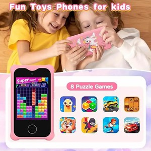 Jumon Kids Smart Phone Toys 2.8inch Touchscreen Toddler Learning Puzzle Game Music Palyer for Girls Boys - Product Image 4