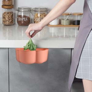 Cloud Shape Kitchen Hanging Trash Bin Cabinet <b>Door</b> Mount Waste Container For Home Use White Blue Pink Colors - Product Image 4