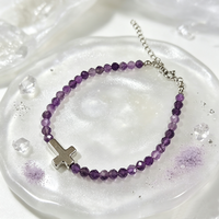 Bracelets faits à la main ajustables en cristal artificiel violet, bracelets de mode au design original, bracelets et joncs tendance pour cadeau