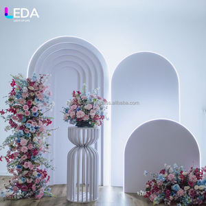 Support d'arche en acrylique multicouche avec éclairage LED blanc amovible personnalisé LEDA pour les décorations de mariage et d'événements - Product Image 3