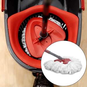 Repuestos para aspiradora de hogar inteligente, repuesto de mopa giratoria de microfibra para cabezales de mopa <span class=keywords><strong>Vileda</strong></span> O-cedar 360 EasyWring Fit Velidas - Product Image 5