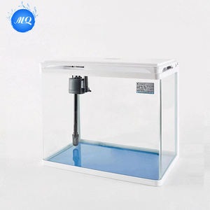 Luxe Mini Desktop <span class=keywords><strong>Aquarium</strong></span> Compact Zelfreinigend Glazen <span class=keywords><strong>Aquarium</strong></span> Met Led-Verlichting Voor Thuis En Kantoor Inclusief Tas Verpakt - Product Image 2