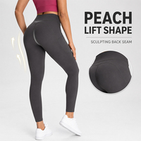 Leggings Deportivos para Mujer, Cintura Alta, con Bolsillos, Nylon66, Efecto Segunda Piel, Elasticidad en 4 Direcciones, Control de Abdomen, para Correr y Gimnasio, Marca Privada