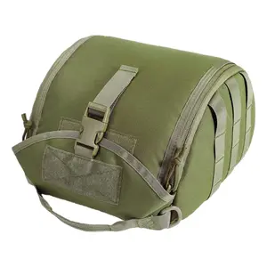 Étui de rangement camouflage pour casques de <span class=keywords><strong>moto</strong></span> et de vélo, sac tactique à coquille MOLLE pour casque - Product Image 1