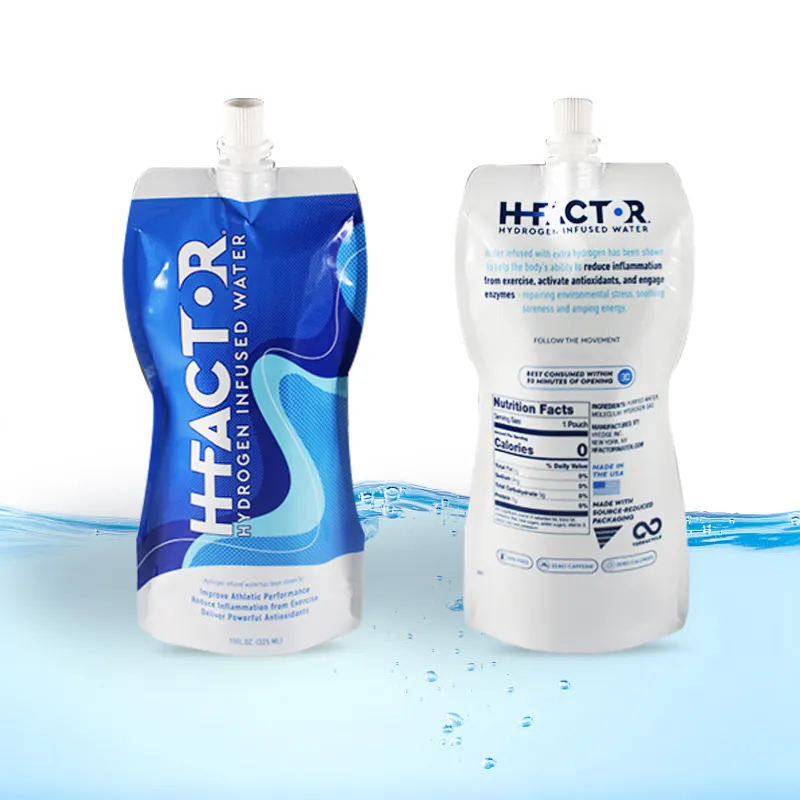 Saco biodegradável para embalagens, embalagem personalizada de embalagens para cosméticos, para shampoo, hidratante corporal, saco de embalagem