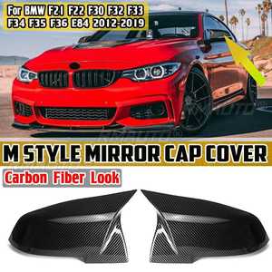 ฝาครอบกระจกมองข้างรถยนต์แบบ M จำนวน 2 ชิ้น สำหรับ BMW F21 F22 F30 F32 F33 F34 F35 F36 E84 ปี 2012-2019 - Product Image 1