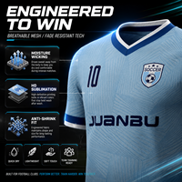 Maillot de football de qualité supérieure, version joueur personnalisée avec nom du joueur, maillots de football personnalisés en gros pour les académies de football professionnel