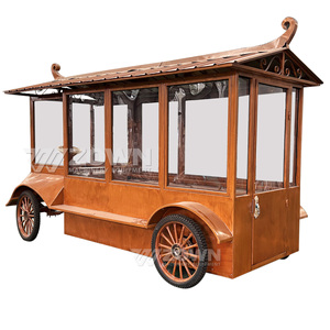 Outdoor Service Cart Mini Mobile Food Cart Ideal for <b>Small</b> Business and Start-up Vendors - Product Image 1