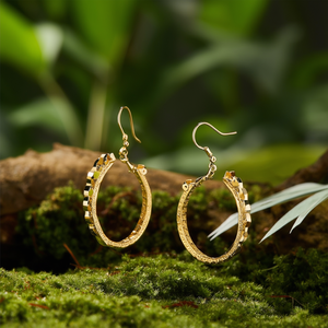 Pendientes de Moda, Acero Inoxidable 316L, Baño de Oro PVD, Resistentes y Sostenibles - Product Image 3